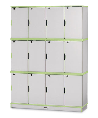 Rainbow Accents Stacking Lockable Lockers
