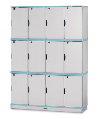 Rainbow Accents Stacking Lockable Lockers