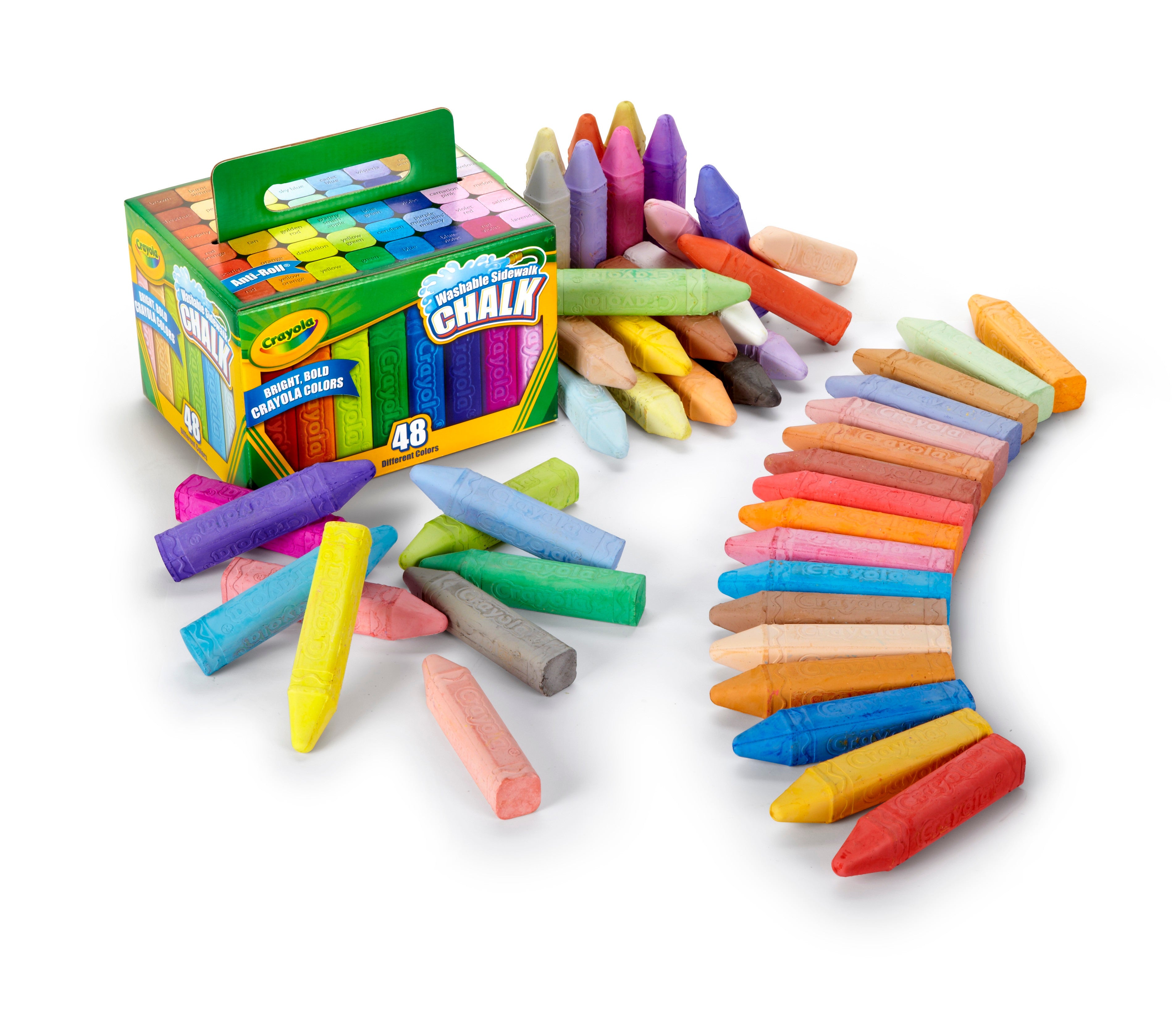 Crayola Sidewalk Chalk Washable) CM School Supply