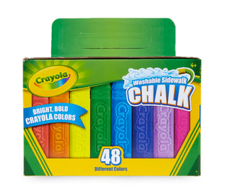 Crayola® Washable Sidewalk Chalk (48 Pieces)