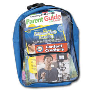 Summertime Learning: Preparing For Sixth Grade Backpack