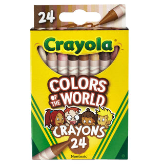 Crayola® Colors of the World Skin Tone Crayons, 24 Count
