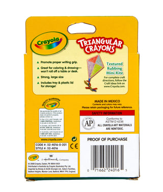 Crayola® Triangular Anti-Roll® Crayons (16 count)