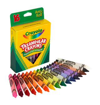 Crayola® Triangular Anti-Roll® Crayons (16 count)