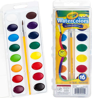 Crayola® Washable Watercolors (16 Color Palette)