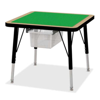 Jonti-Craft® Adjustable Building Table – Traditional Brick Compatible – 15-24"H