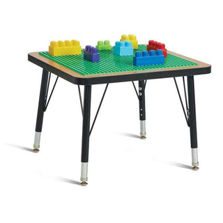 Jonti-Craft® Adjustable Building Table – Preschool Brick Compatible – 15-24"H