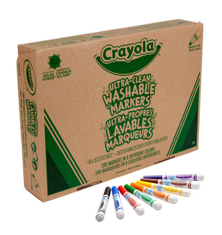 Crayola® Ultra Clean Washable Markers Classpack (Broad Line)