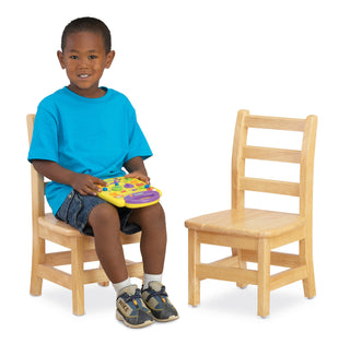 Jonti-Craft KYDZ Ladderback Chair — 12" / Pair (2 chairs)
