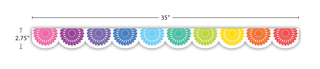 Colorful Fiesta Die-Cut Border Trim