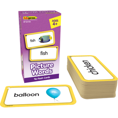 Picture Words Flash Cards Deluxe Set