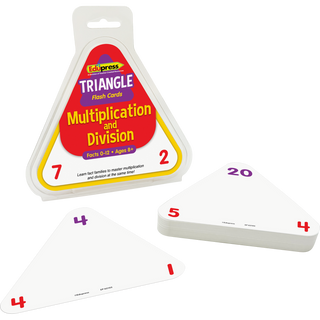 Multiplication and Division Triangle Flash Cards