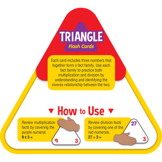 Multiplication and Division Triangle Flash Cards