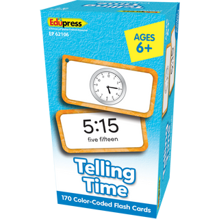 Telling Time Flash Cards Deluxe Set