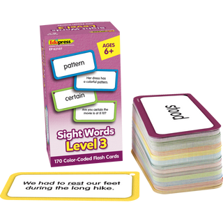 Sight Words Level 3 Flash Cards