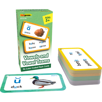 Vowels and Vowel Teams Flash Cards Deluxe Set