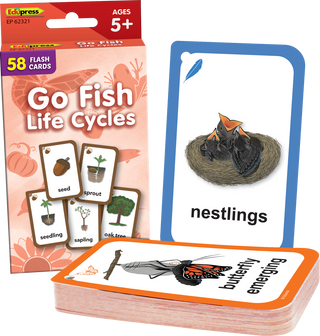 Go Fish: Life Cycles Flash Cards