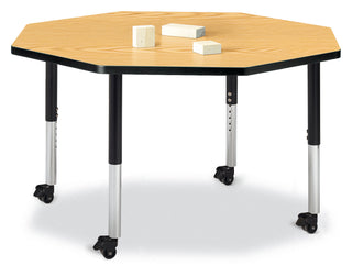 Berries Octagon Activity Table - 48" X 48"