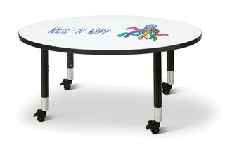 Berries Round Dry Erase Table - Mobile