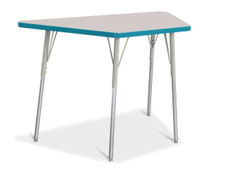 Berries Trapezoid Activity Table - Freckled Gray/Teal/Gray