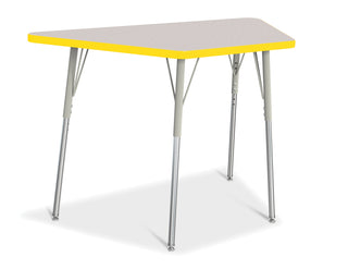 Berries Trapezoid Activity Table - Freckled Gray/Yellow/Gray
