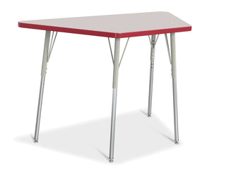 Berries Trapezoid Activity Table - Freckled Gray/Red/Gray