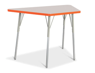Berries Trapezoid Activity Table - Freckled Gray/Orange/Gray