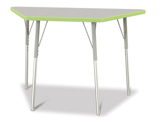 Berries Trapezoid Activity Table - Freckled Gray/Key Lime/Gray