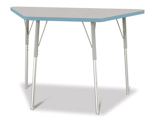 Berries Trapezoid Activity Table - Freckled Gray/Coastal Blue/Gray