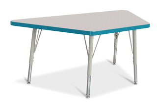 Berries Trapezoid Activity Table - Freckled Gray/Teal/Gray