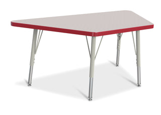 Berries Trapezoid Activity Table - Freckled Gray/Red/Gray