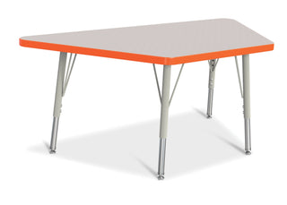 Berries Trapezoid Activity Table - Freckled Gray/Orange/Gray