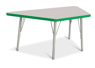 Berries Trapezoid Activity Table - Freckled Gray/Green/Gray