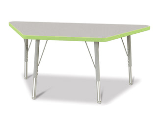 Berries Trapezoid Activity Table - Freckled Gray/Key Lime/Gray
