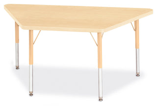 Berries Trapezoid Activity Table - Maple/Maple/Camel