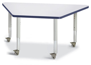 Berries Trapezoid Activity Table - Freckled Gray/Navy/Gray