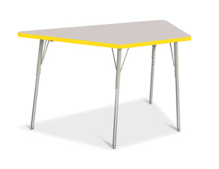Berries Trapezoid Activity Table - Freckled Gray/Yellow/Gray