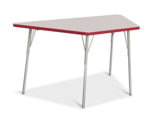 Berries Trapezoid Activity Table - Freckled Gray/Red/Gray