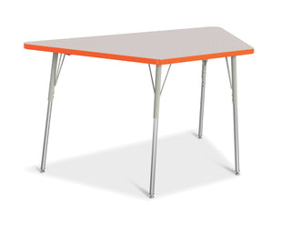 Berries Trapezoid Activity Table - Freckled Gray/Orange/Gray