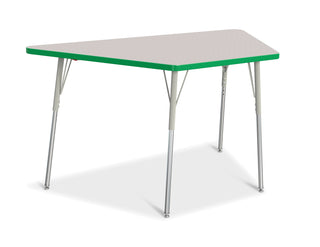 Berries Trapezoid Activity Table - Freckled Gray/Green/Gray