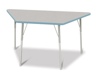 Berries Trapezoid Activity Table - Freckled Gray/Coastal Blue/Gray