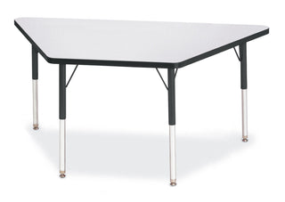 Berries Trapezoid Activity Table - Freckled Gray/Black/Black