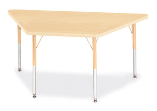 Berries Trapezoid Activity Table - Maple/Maple/Camel