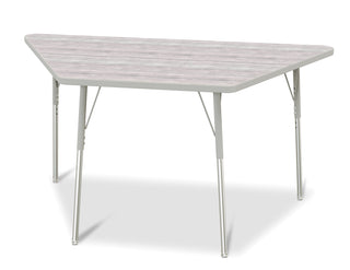 Berries Trapezoid Activity Table - Driftwood Gray/Gray/Gray