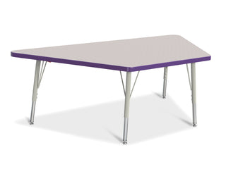 Berries Trapezoid Activity Table - Freckled Gray/Purple/Gray