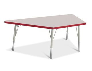 Berries Trapezoid Activity Table - Freckled Gray/Red/Gray
