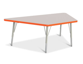 Berries Trapezoid Activity Table - Freckled Gray/Orange/Gray