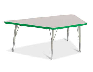 Berries Trapezoid Activity Table - Freckled Gray/Green/Gray
