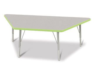 Berries Trapezoid Activity Table - Freckled Gray/Key Lime/Gray