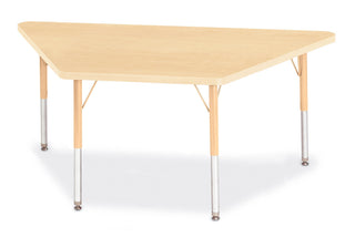 Berries Trapezoid Activity Table - Maple/Maple/Camel